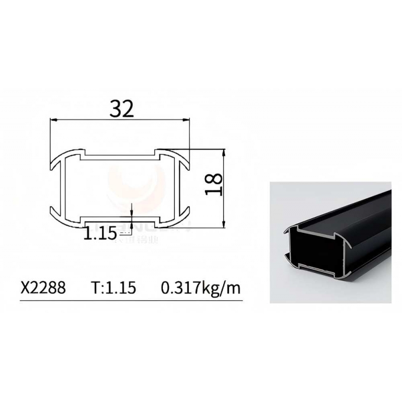 Wardrobe Hanging Rod X2288