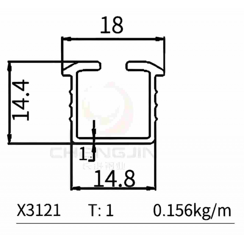 Wardrobe Hanging Rod X3121