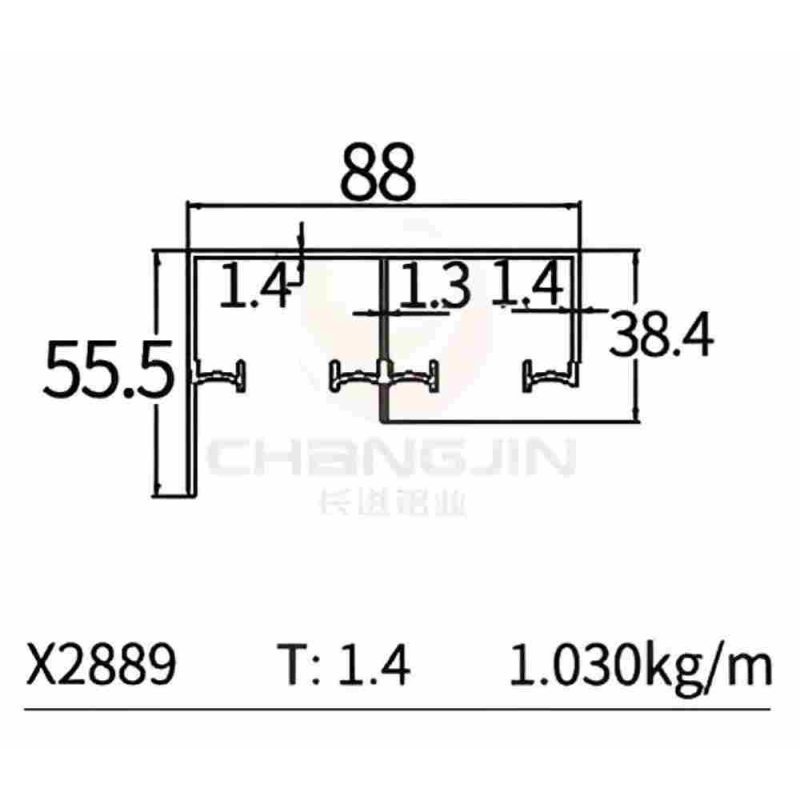 Sliding Door Track X2889