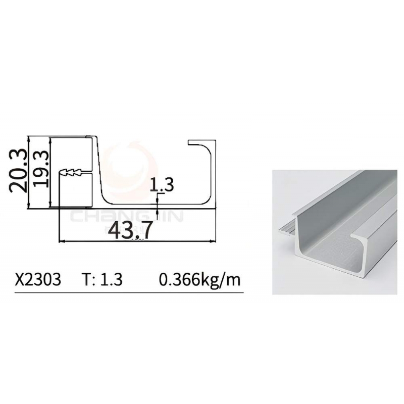 G  Handle Profile X2303
