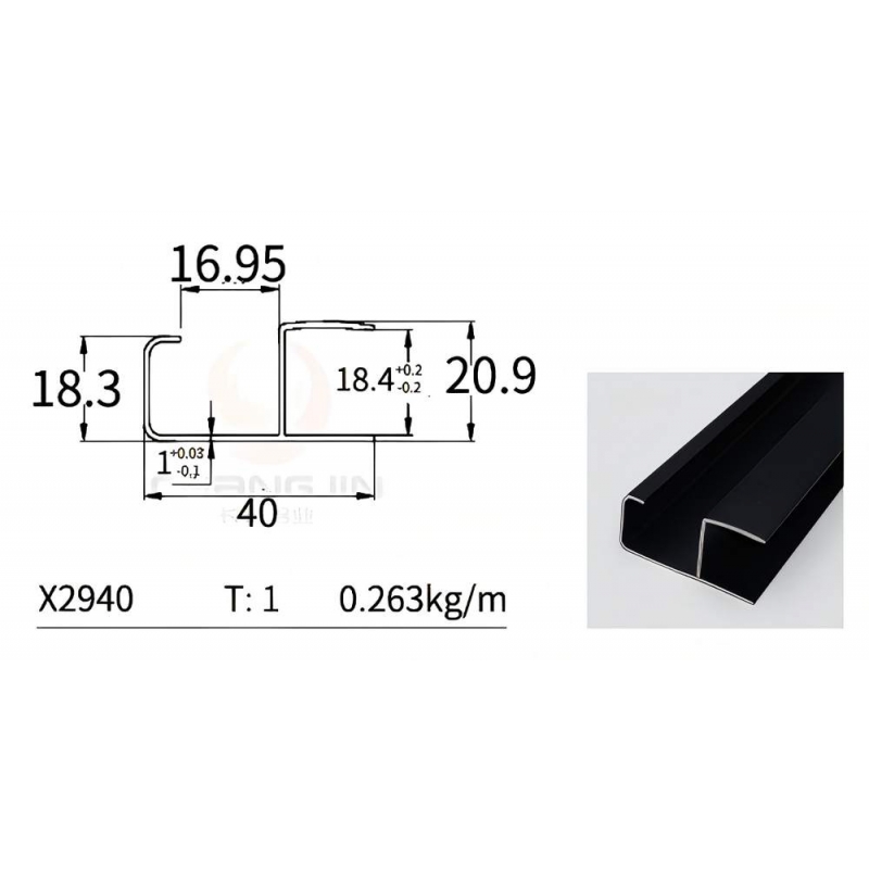 H Handle Profile X2940