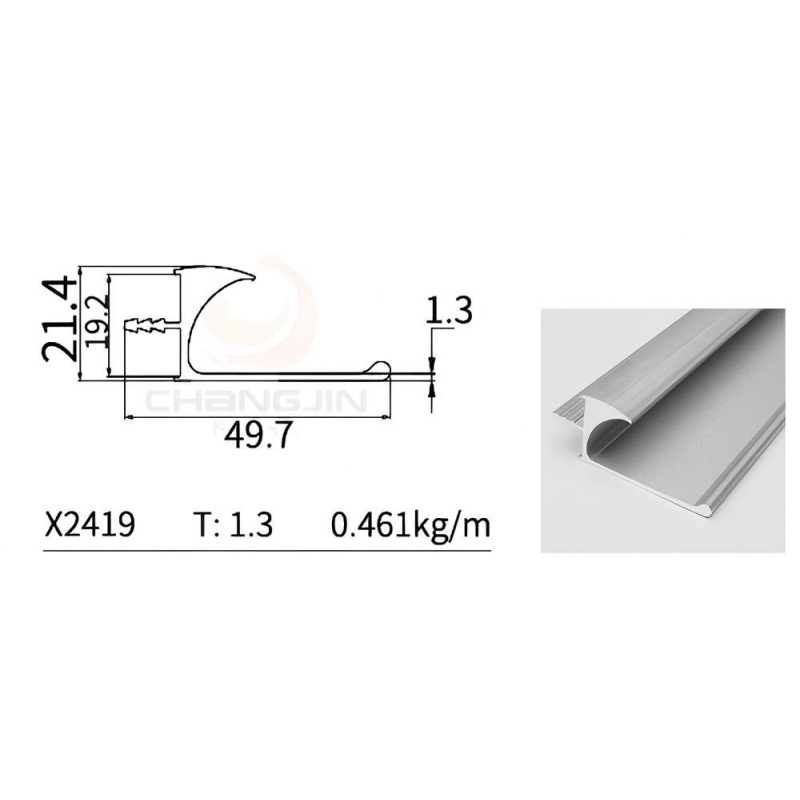 L Handle Profile X2419