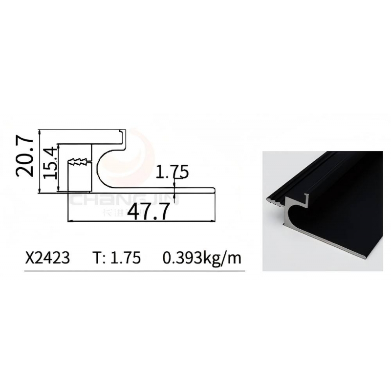 L Handle Profile X2423