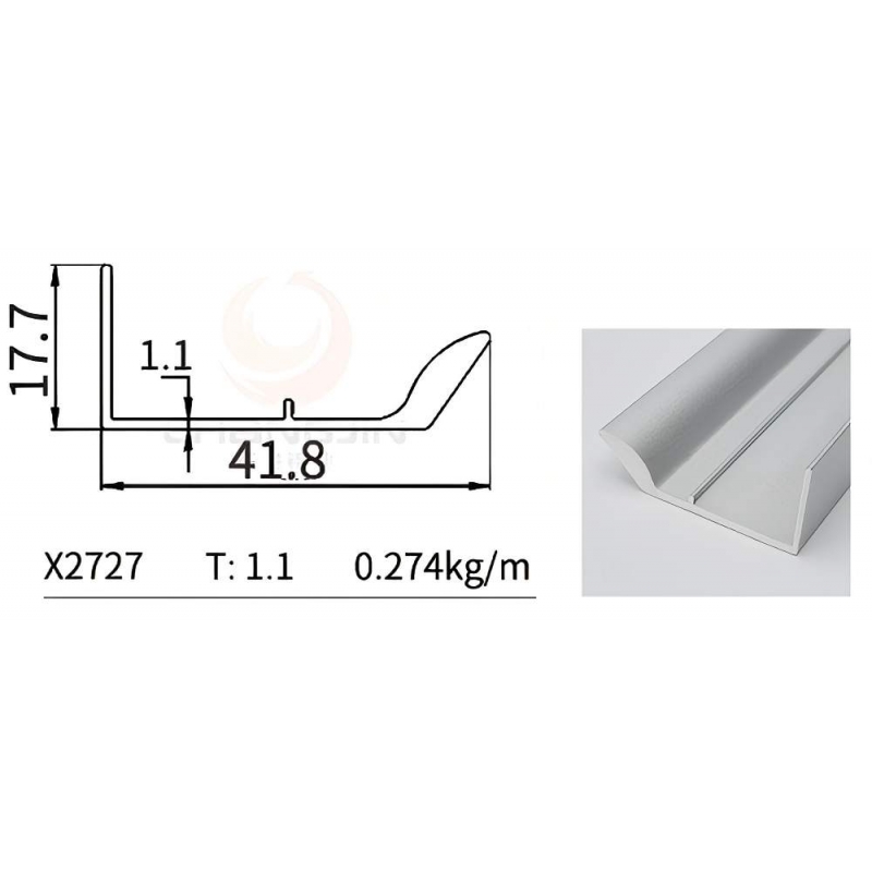L Handle Profile X2727