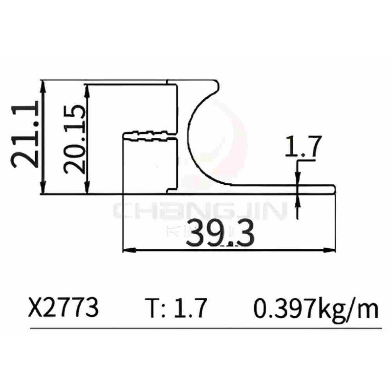 L Handle Profile X2773