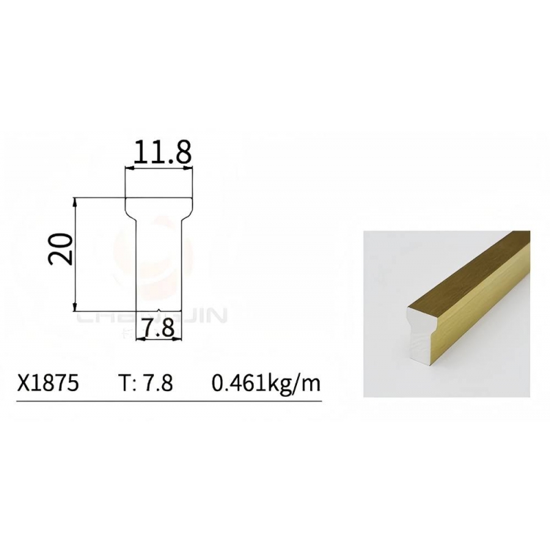 T Handle Profile X1875