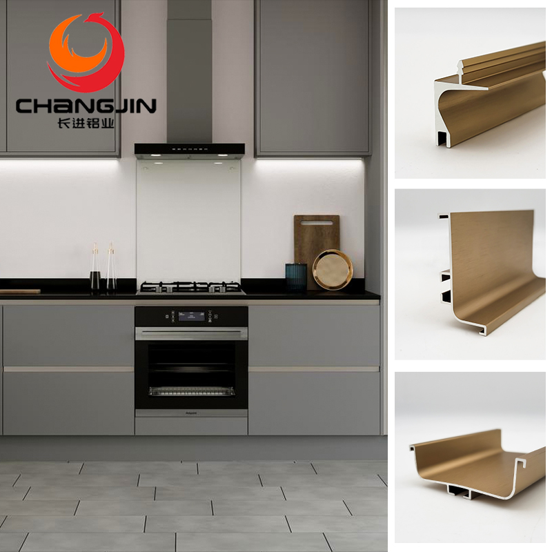 Aluminum Gola Profile for Handleless Kitchens