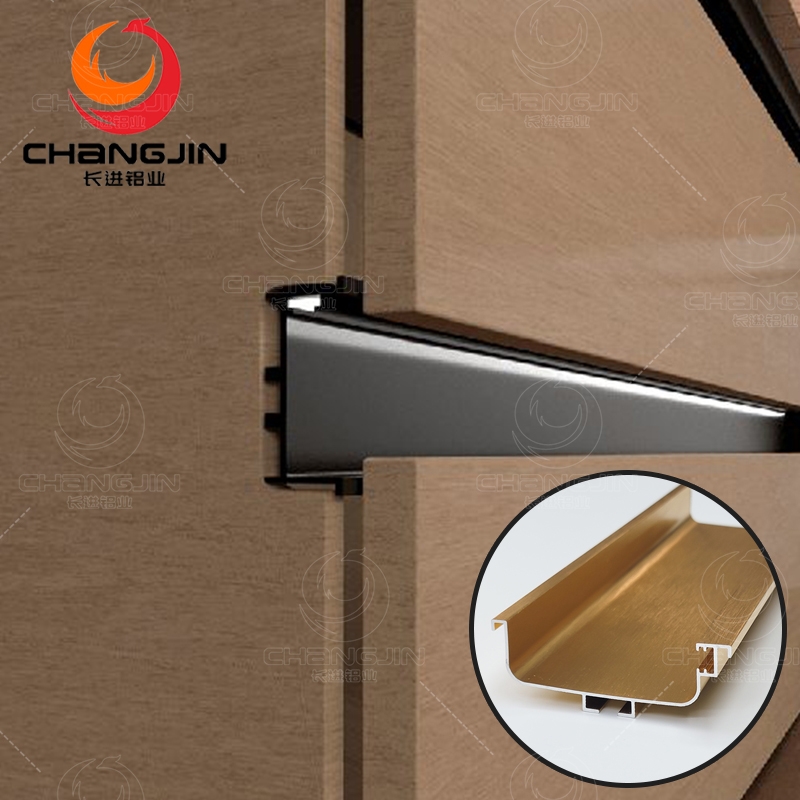 Aluminum Gola Profile for Handleless Kitchen Cabinets