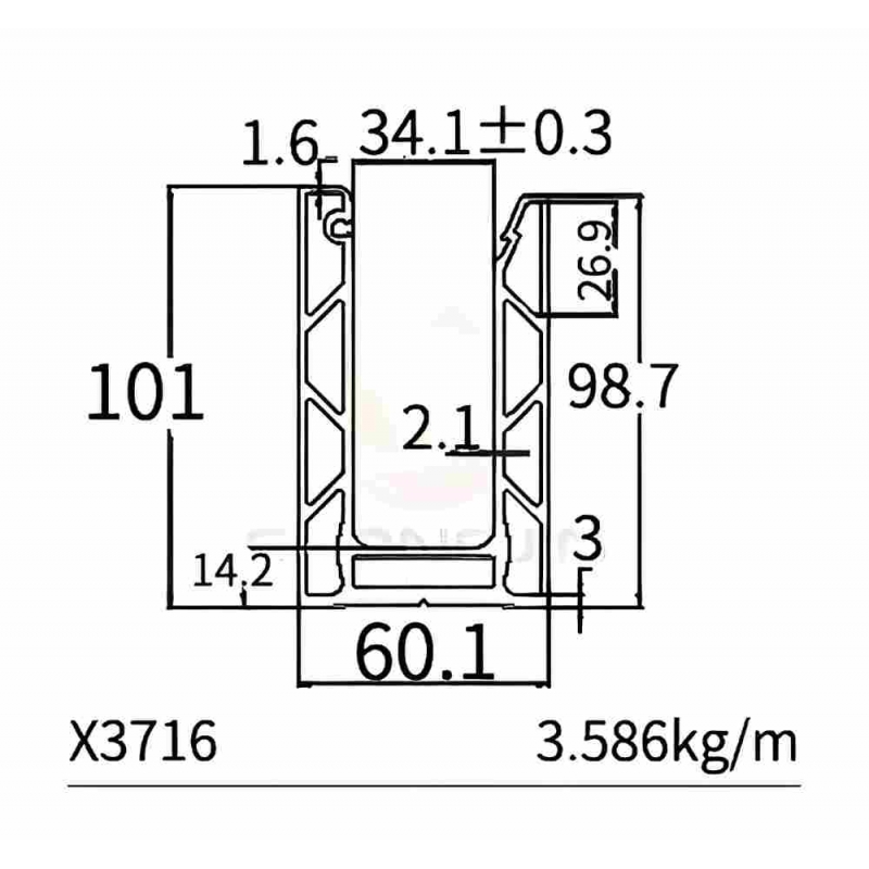 Handrail X3716