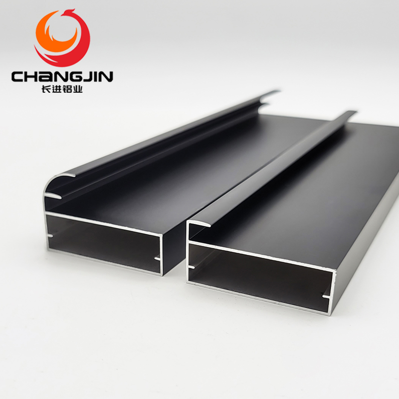 Matte Black Kitchen Cabinet  Frame Aluminum Profile