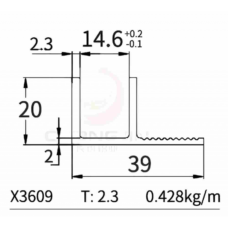 U Channel X3609
