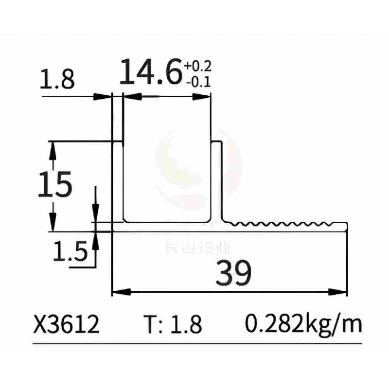 U Channel X3612