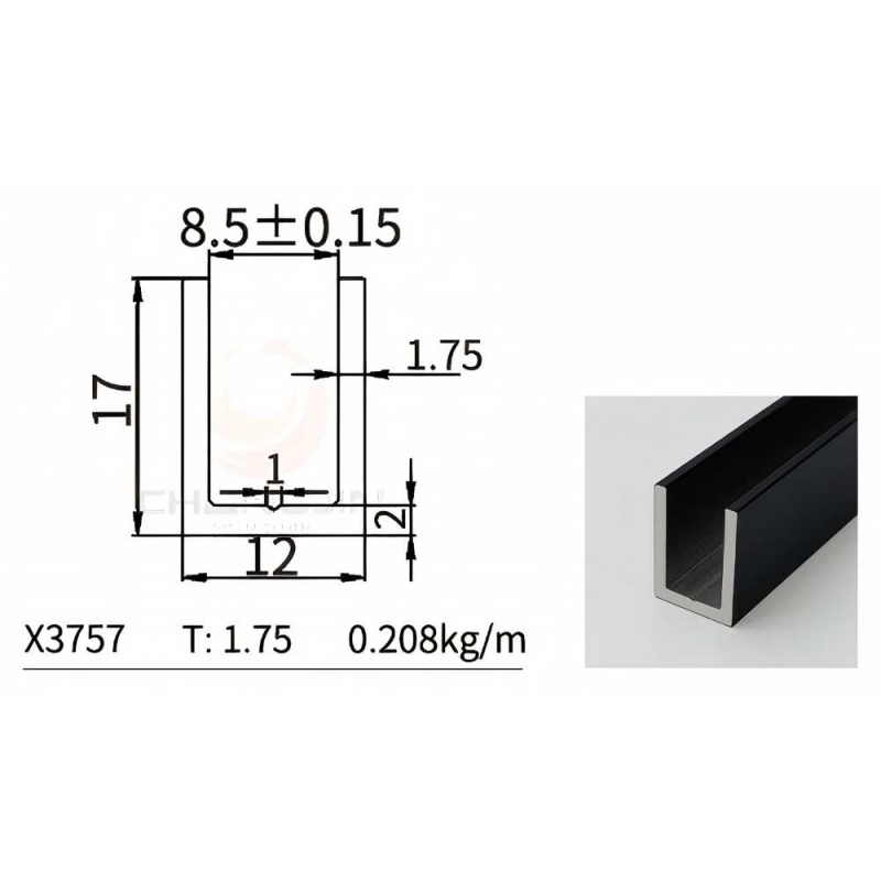 U Channel X3757