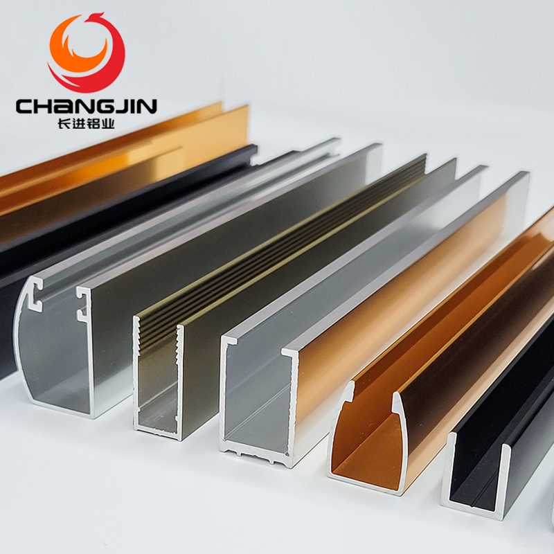 Aluminum U Channel for Glass Shelving & Partitions