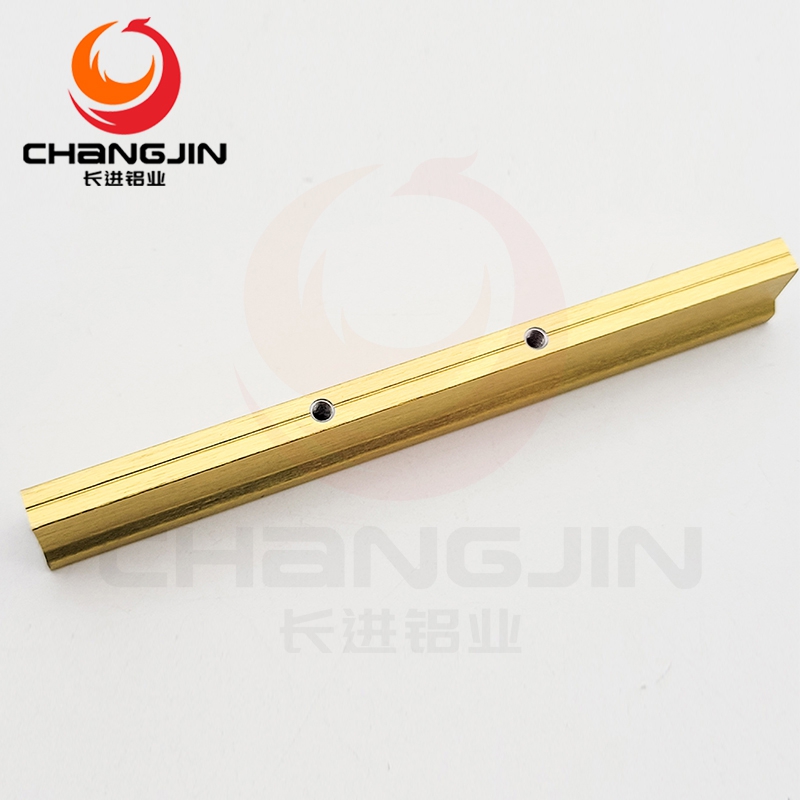 Cabinet handle customized color T shape aluminum profile for handle kitchen cabinet