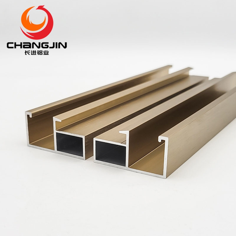 Aluminum profile for glass door cabinet wardrobe