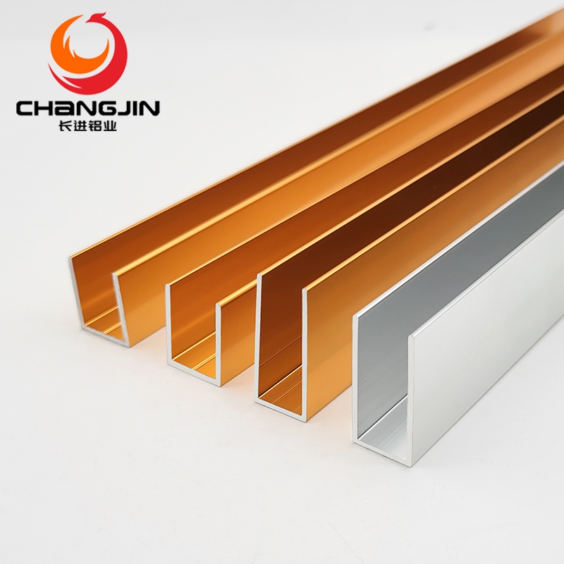 Custom polishing aluminum u extrusion profiles